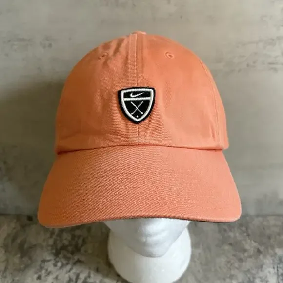 Nike Accessories Nike Golf Club Logo Hat Cap Orange Pink